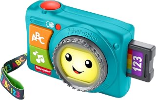 Fisher-Price Ridi e Impara Fotocamera Luminosa, Gioco Musicale, multilingue