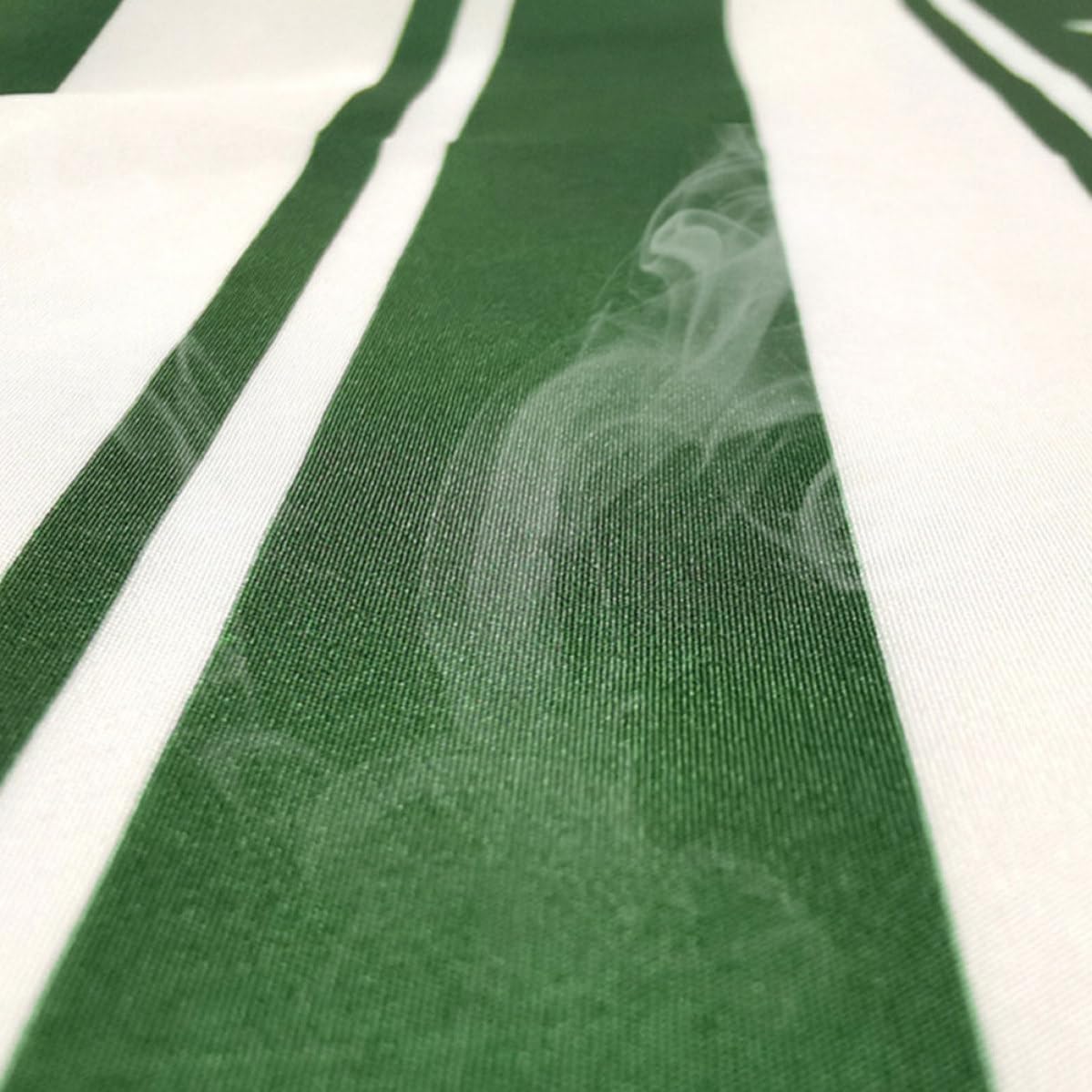 Waterproof Hair Salon Cape for Hairdressing Cloth with Quick Dry Polyester Material Protect Neck and Clothes Vintage Green Stripe Hair Styling Apron and Shop Use