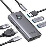 ORICO USB C Docking Station Dual Monitor, 8-in-1 USB C Hub with 2 HDMI 4K@60Hz Ports, 100W PD Charging, USB-A&C 3.0, SD/TF for Laptop MacBook Dell PW11-8PH