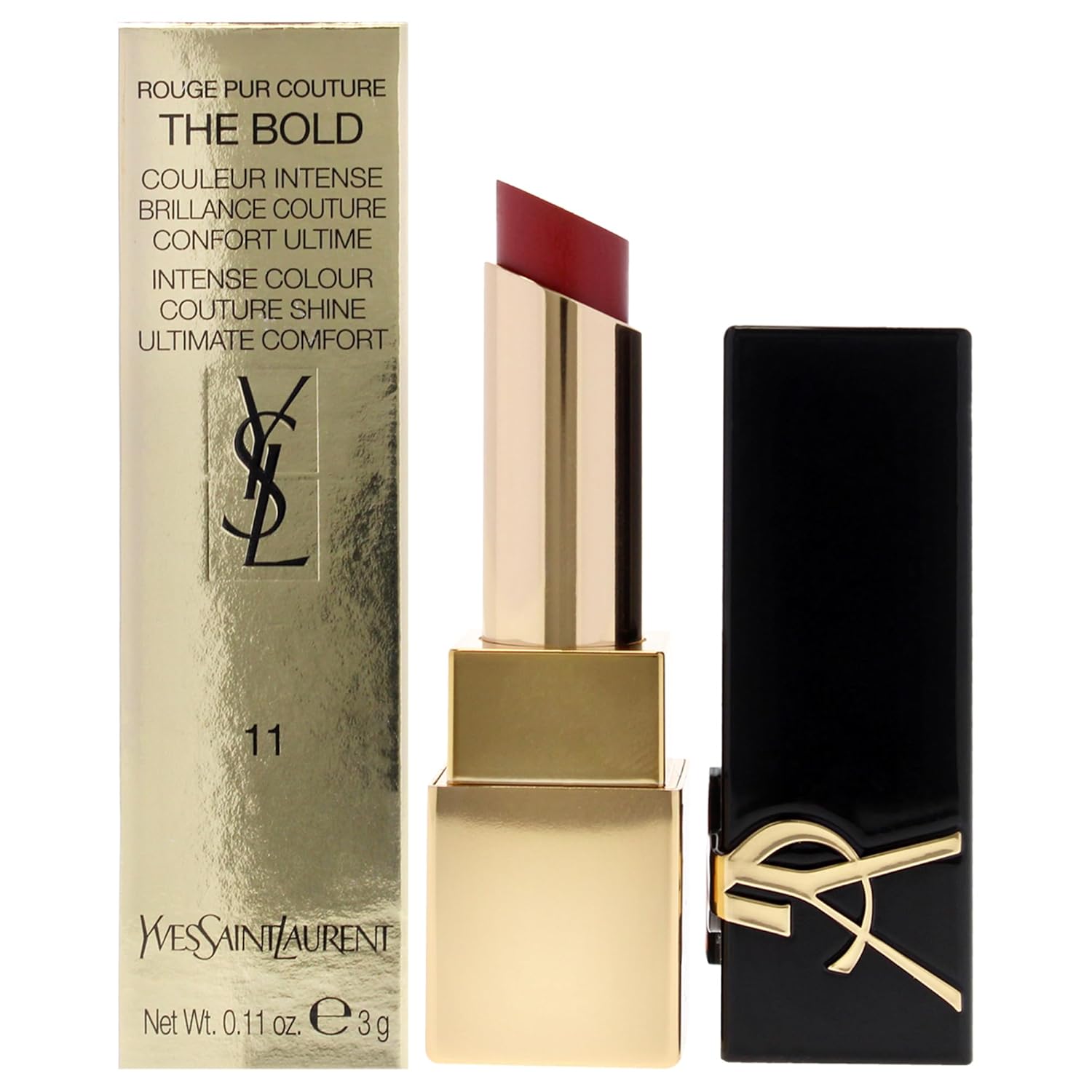Rouge Pur Couture The Bold Lipstick – 11 Nude Undisclosed by Yves Saint Laurent for Women – 0.11 oz Lipstick