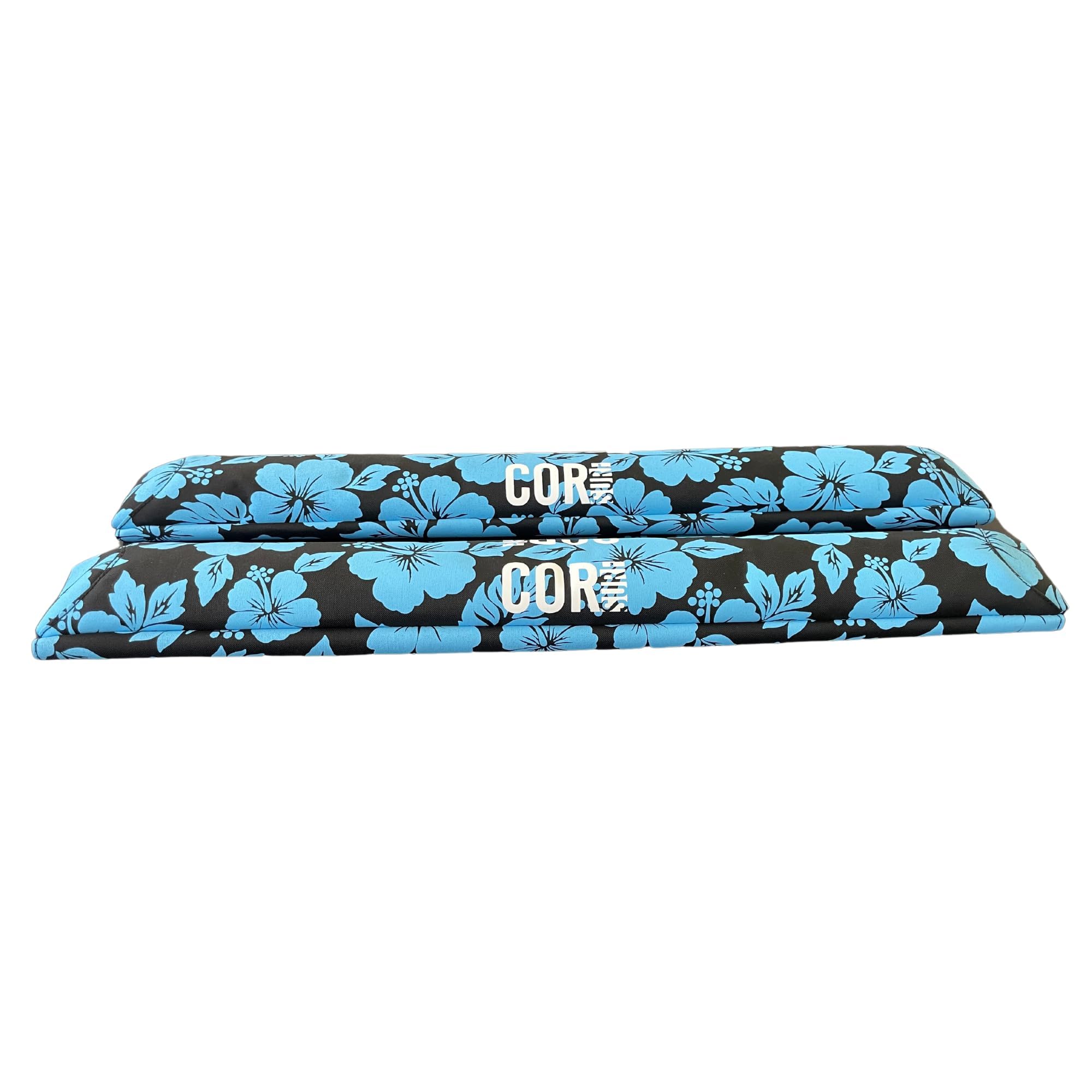 COR Surf Aero Car Roof Rack Pads for Surfboard, Kayak, SUP, Snowboard, Surfboard, Paddleboard and Canoe for Large and Flat Style Aero Bars
