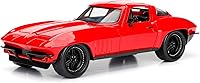 Vista 1 de Jada 253203010 Fast & Furious 1966 Chevy Corvette vehículo de juguete, rojo