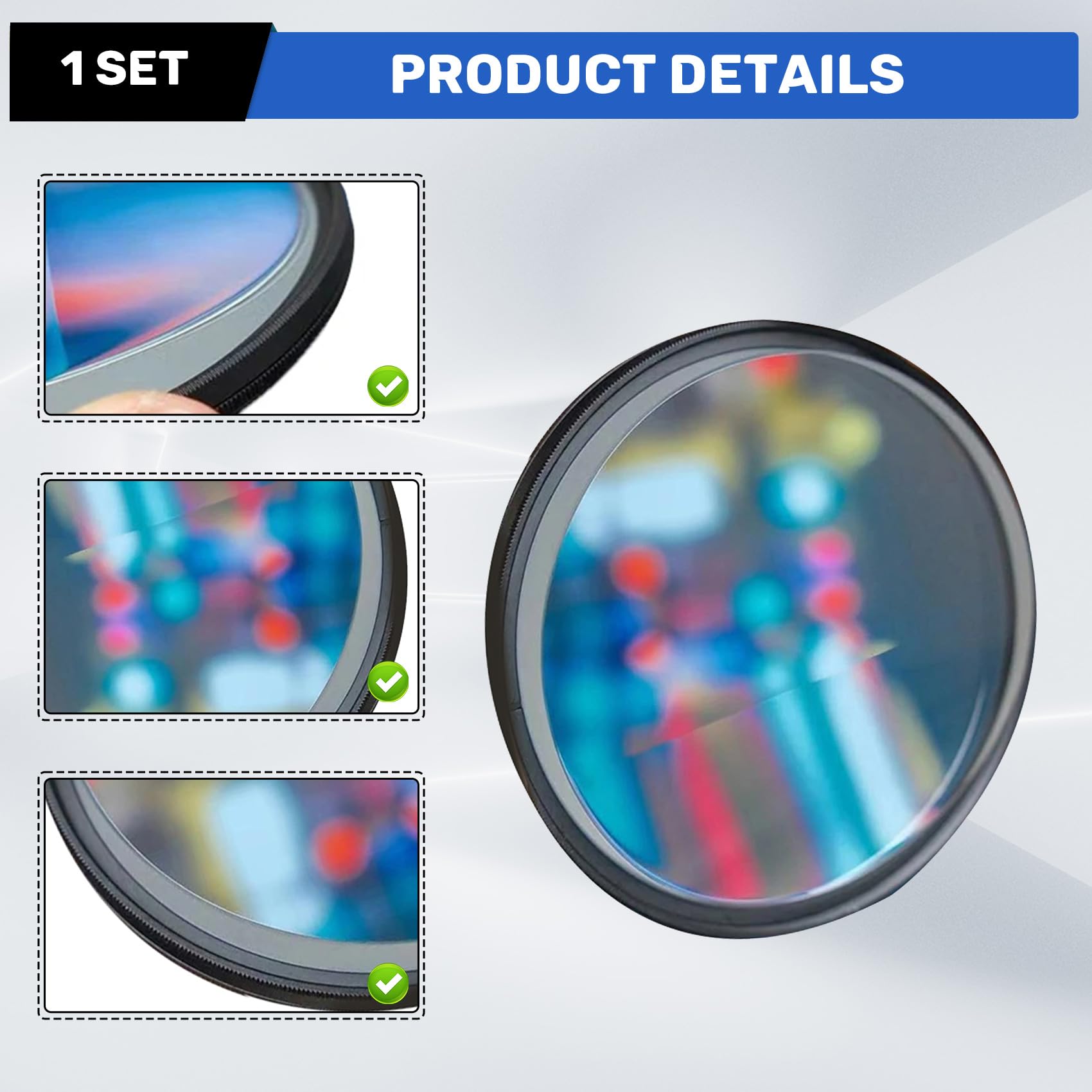 77 mm Glasprismenlinse, Super-Speed-Effekte, Ghost Motion Blur, UV-Filter für Fotografie, SLR-Kameraobjektiv-Zubehör