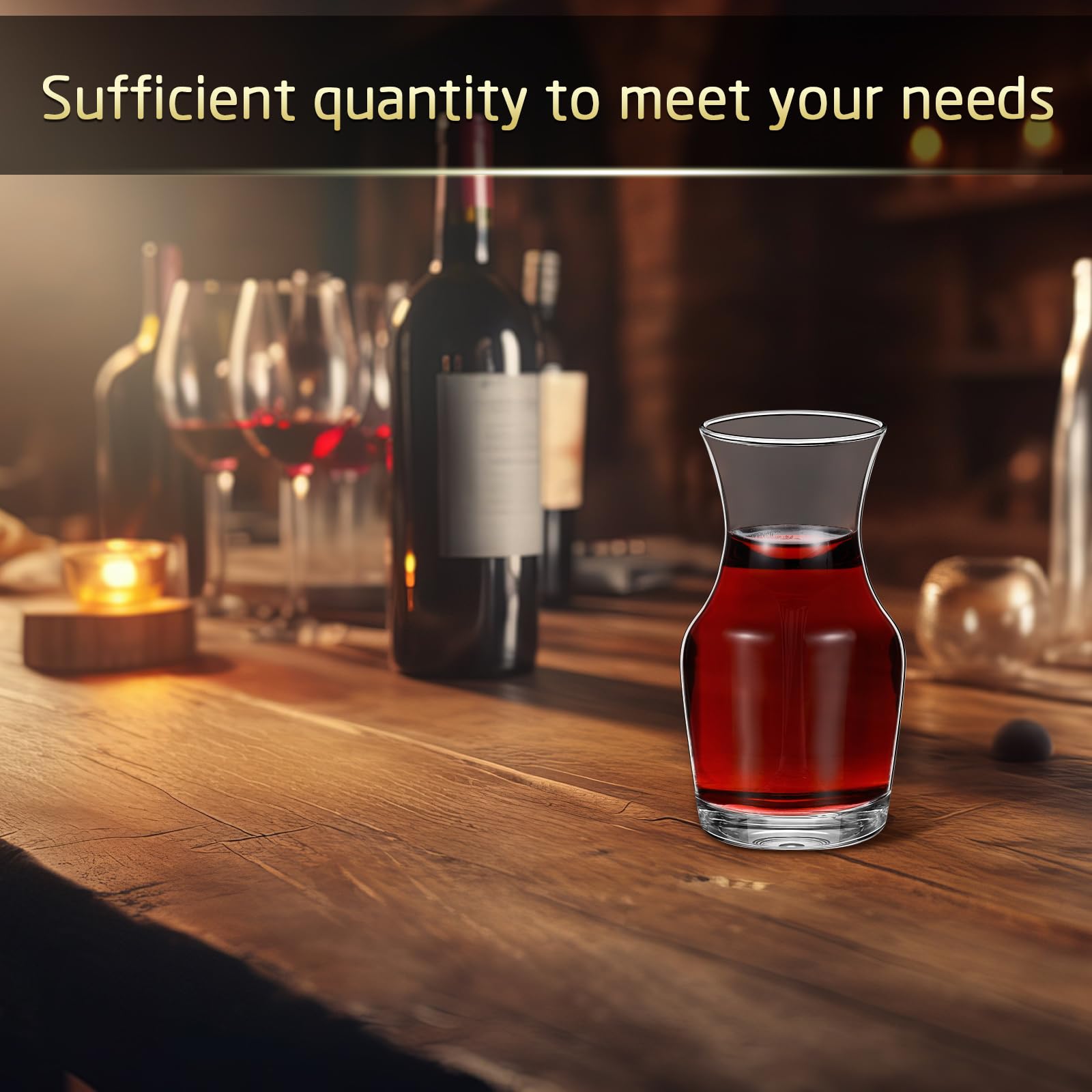 Krosno Caraffa Decanter Vino Rosso Vetro Brocca | 1500 ML | Collezione Avant-Garde | Ideale per la Casa, Ristorante, Feste e Ricevimenti