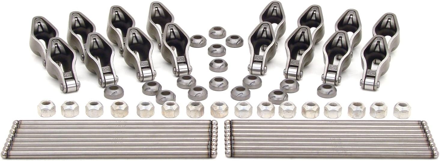 COMP Cams RP1431-16 Magnum 1.6 Rocker Arm and HE Pushrod Kit for Ford 289-302 w/Rail Rockers