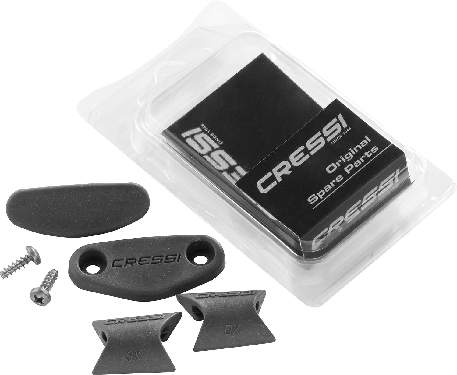 Cressi Official Gara Modular Assembly Kit- for Changing Blades of Gara Modular Fins - Designed in Italy