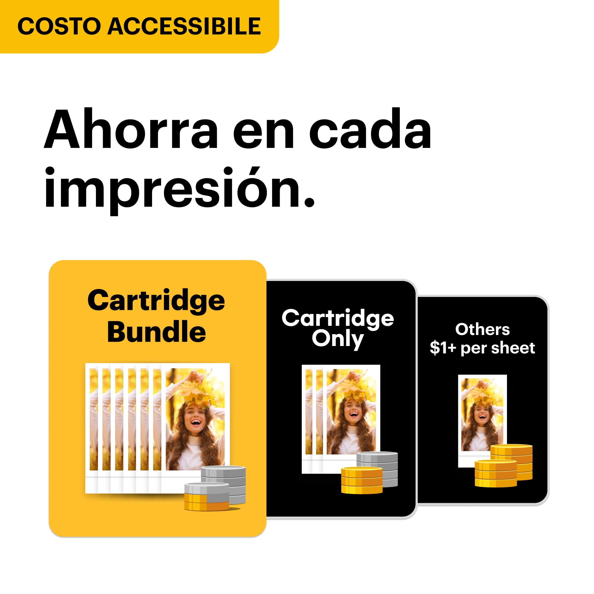 KODAK Mini 2 ERA 4PASS Impresora de Fotos Portátil (5,3x8,6cm) (Impresora + Pack con 38 Hojas (8 Hojas Iniciales + 30 Hojas), Negro)
