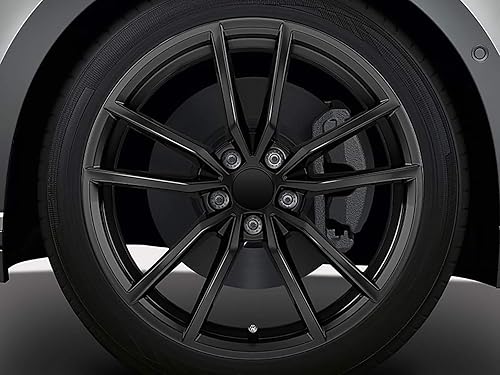 Miniatura 3 de 0.157 x 2.362 in Universal Negro Llantas de Coche Llantas de Rueda Central Tapacubos C 0