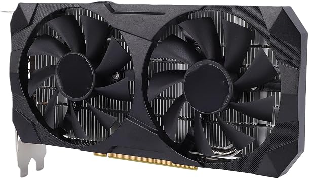 Computer Graphics Card, 6GB GDDR6 192 Bit Gaming Video Card with Dual Cooling Fans, Support 1080p 2K AAA Gaming, RTX 2060, 12 nm Process Technology, for Deep Learning Super