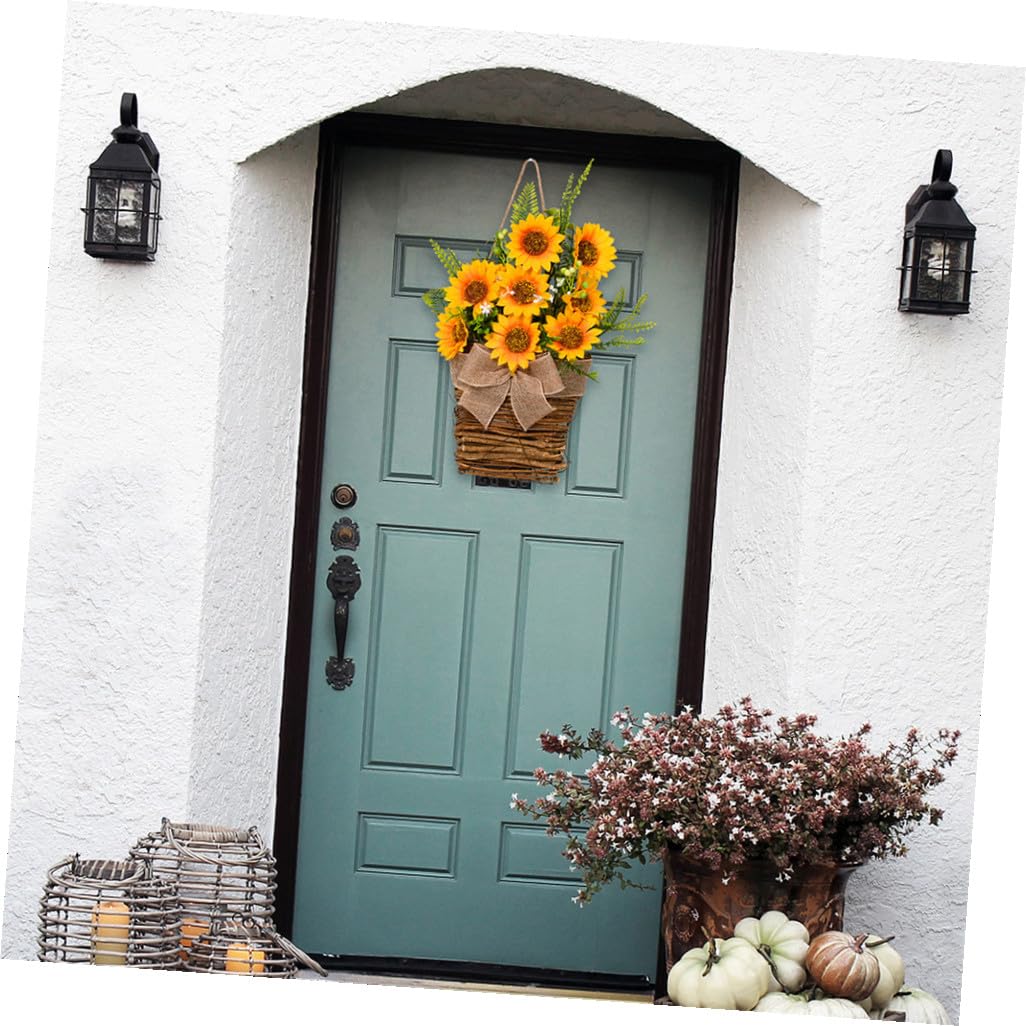 De Girasoles Verano Puerta Entrada Decorativa Girasol Artificial Artesanía Clásica