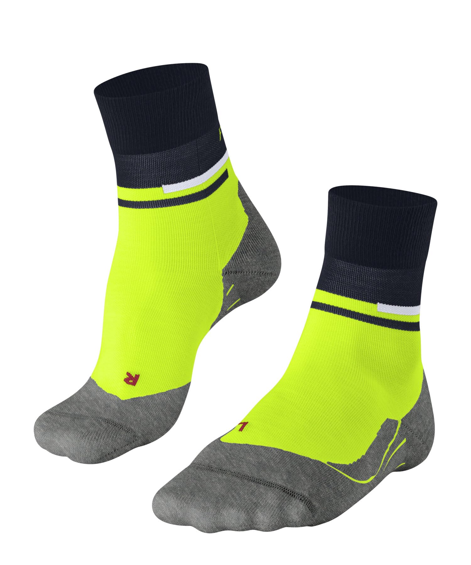 FALKE Women's RU Compression Stabilizing W So Lyocell Functional Yarn With Compression 1 Pair Running Socks, Yellow Lightning 1690 Trend, 5.5-6.5