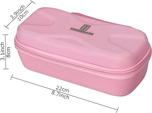 Miniatura 3 de Estuche rígido de viaje para dispositivo de cinturón eléctrico inalámbrico portátil, almohadilla de calentamiento rápido, solo funda