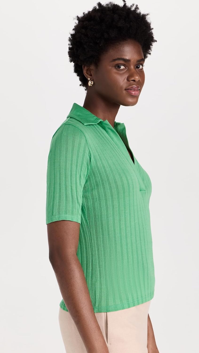 Vince Women's Elbow Sleeve Polo - Image 4