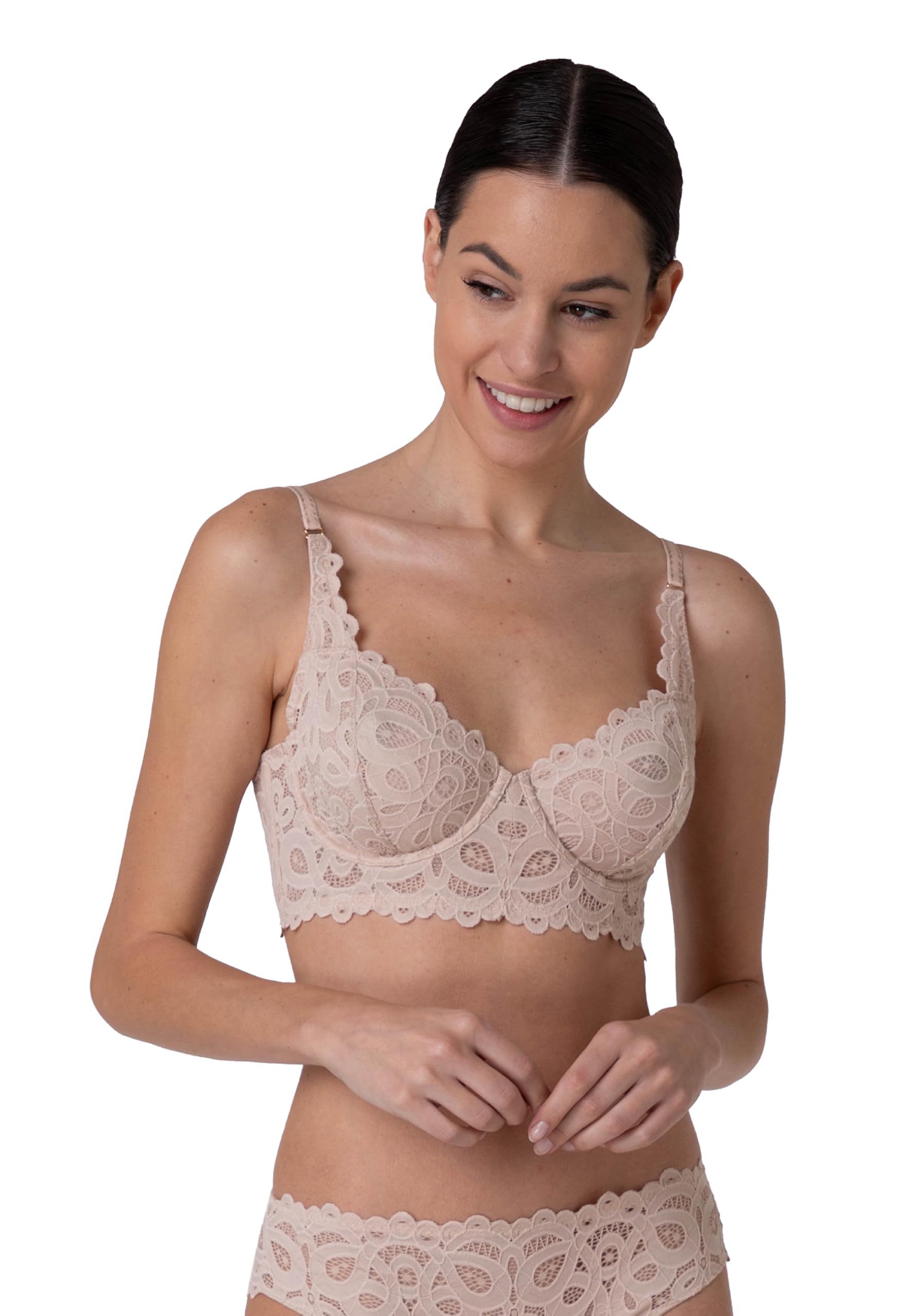 Lovable Reggiseno con Ferretto Non Imbottito in Pizzo, Dettagli Oro