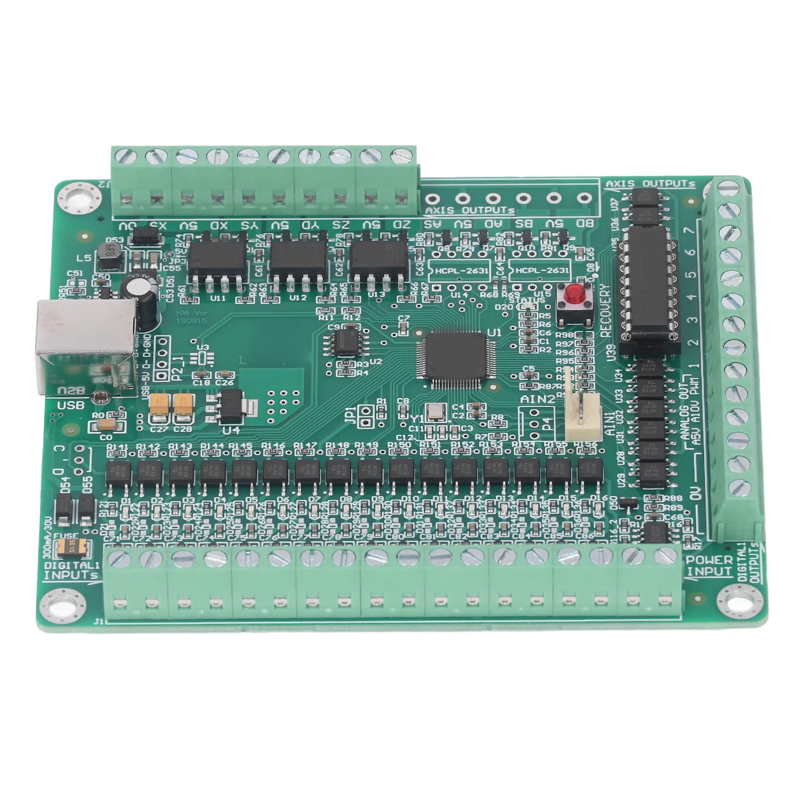 FTVOGUE 3-osiowa Karta Kontrolera Ruchu USB DC12 do 24V 500KHz Kontroler