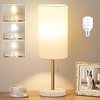 Vista 34 de Lámparas pequeñas beige de 3 niveles de brillo, 3000 K, 4000 K, 5000 K, lámparas de noche con puertos USB C y A, lámparas de mesa de cadena