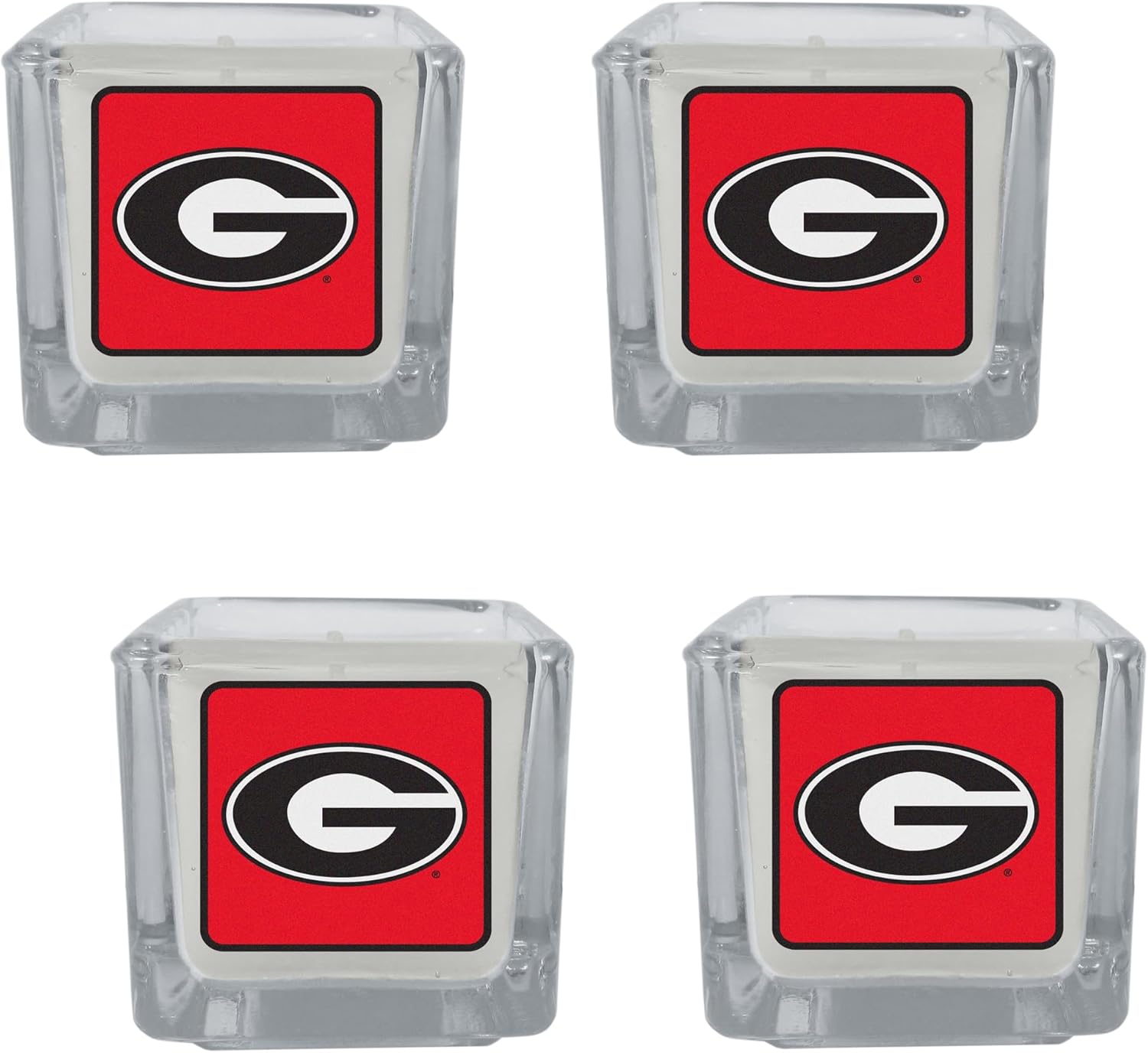 Siskiyou Sports NCAA Georgia Bulldogs Scented Candles, 4 pk One Size, Team Colors