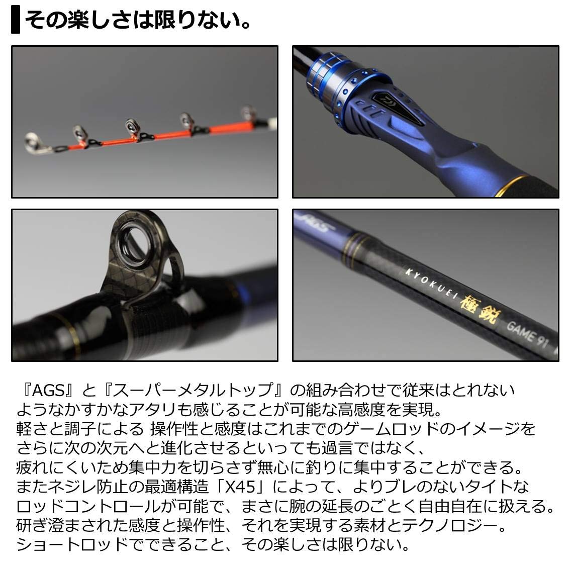 Amazon | ダイワ(DAIWA) 船竿 極鋭ゲーム82 H-157AGS 釣り竿 | ダイワ 