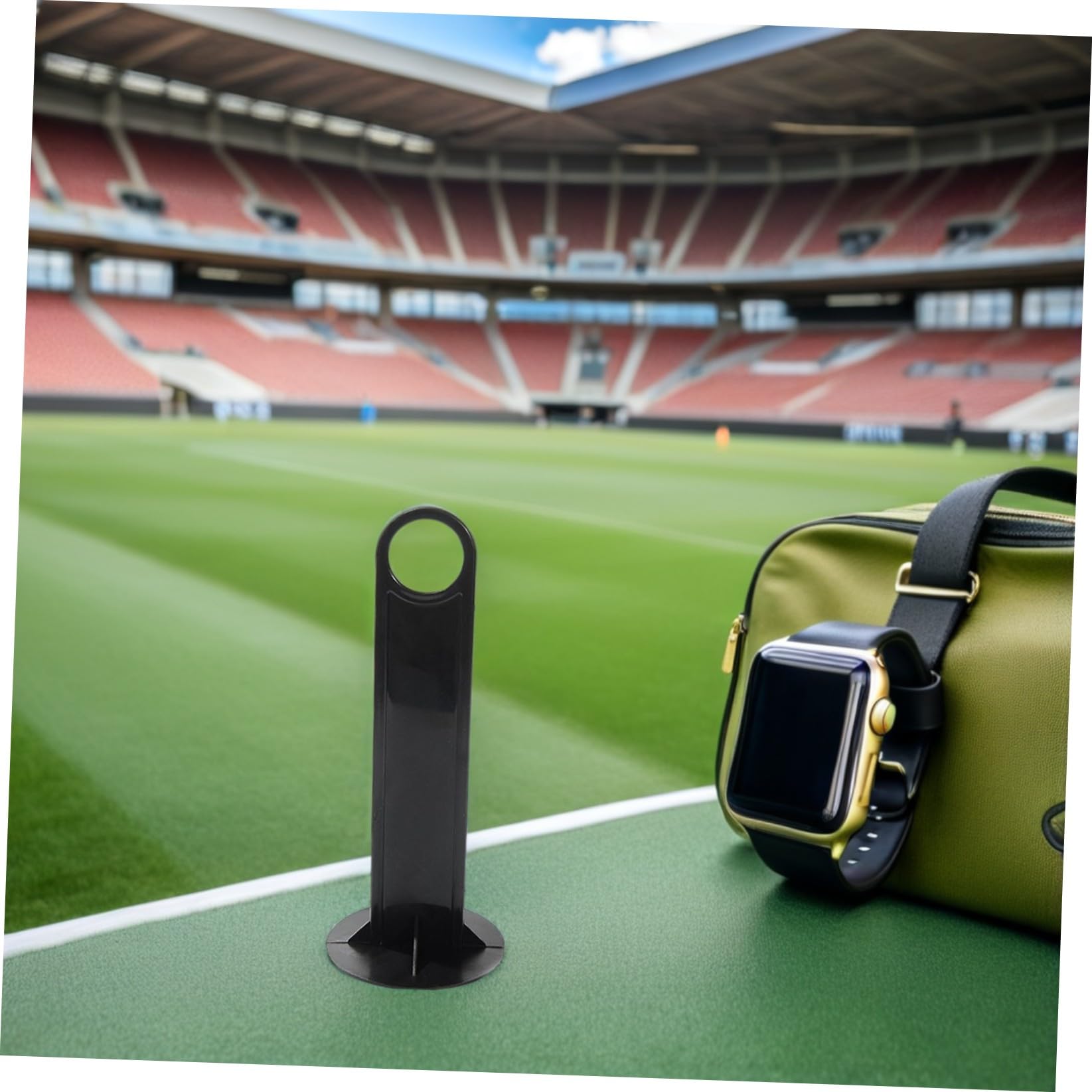 Porte-Cône De Football Portable 5 Pièces Support De Rangement Léger en Polypropylène pour Équipement D'Entraînement De Football avec Poignée Facile À Transporter