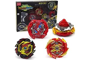 Beyblade Toyuma Spinning Tops Stadium Gyro Evolution Game Burst Metal, Red