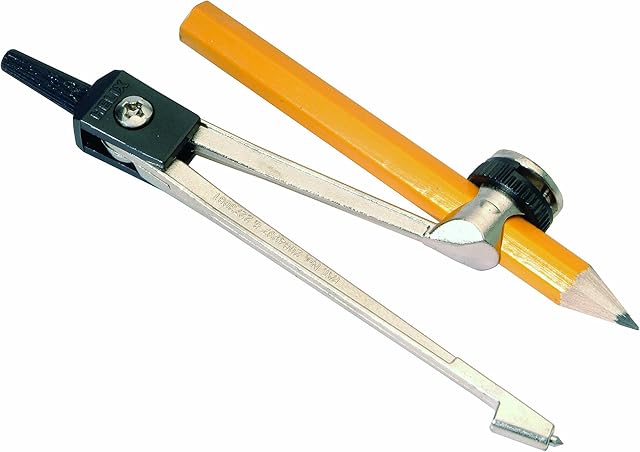 Helix Metal Compass and Pencil