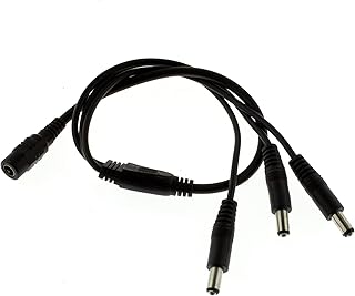 DC 312073 Verteiler 1 auf 3 - 5,5/2,1mm; DC Splitter - Stromversorgung LED Streifen 5,5mm x 2,1mm