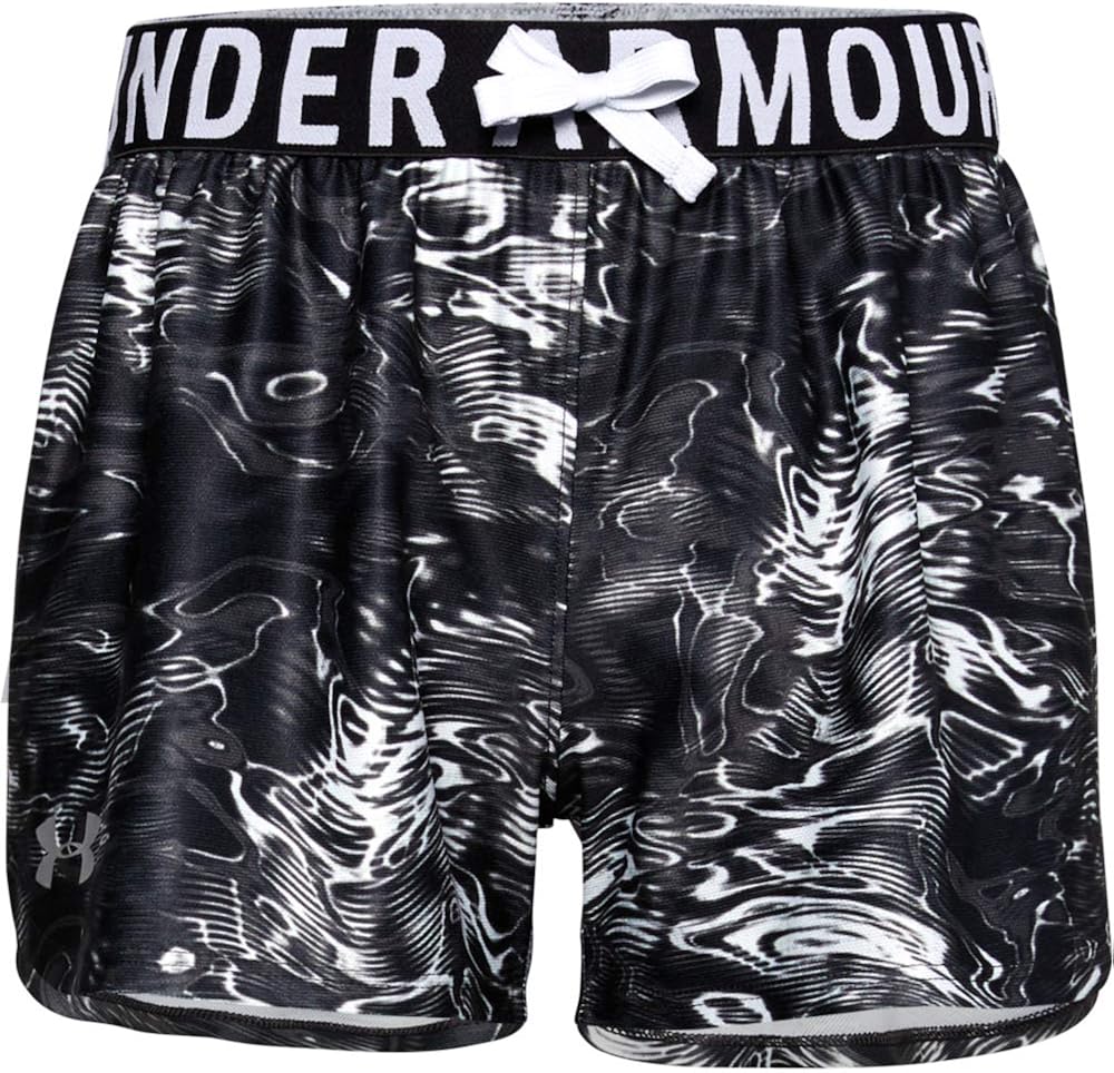 Under Armour Girls' Play Up Printed Workout Gym Shorts : Sports & Outdoors