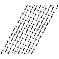 Vista 26 de uxcell Varilla redonda sólida de acero inoxidable 304 de 0.315 in x 5.906 in para manualidades de bricolaje - 2 piezas