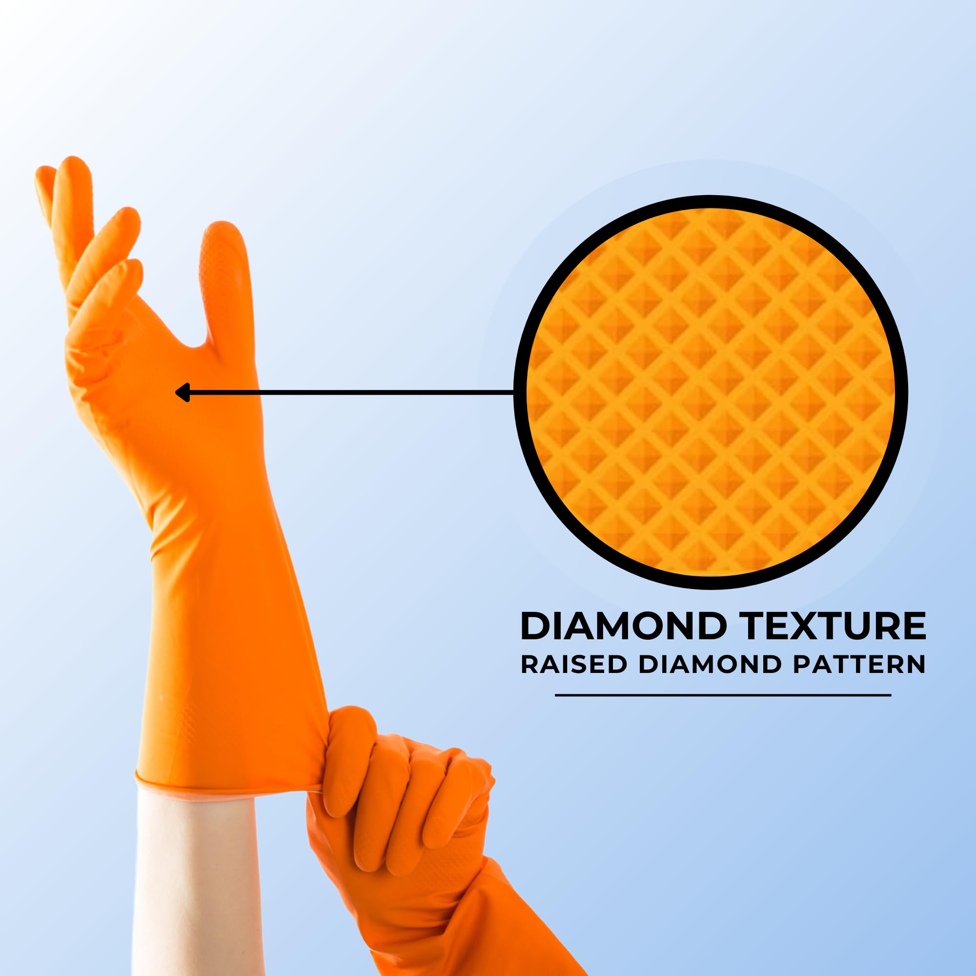 Guantes de nitrilo de 8 mil - 1000 unidades de guantes de látex desechables sin polvo, guantes de trabajo industrial y limpieza