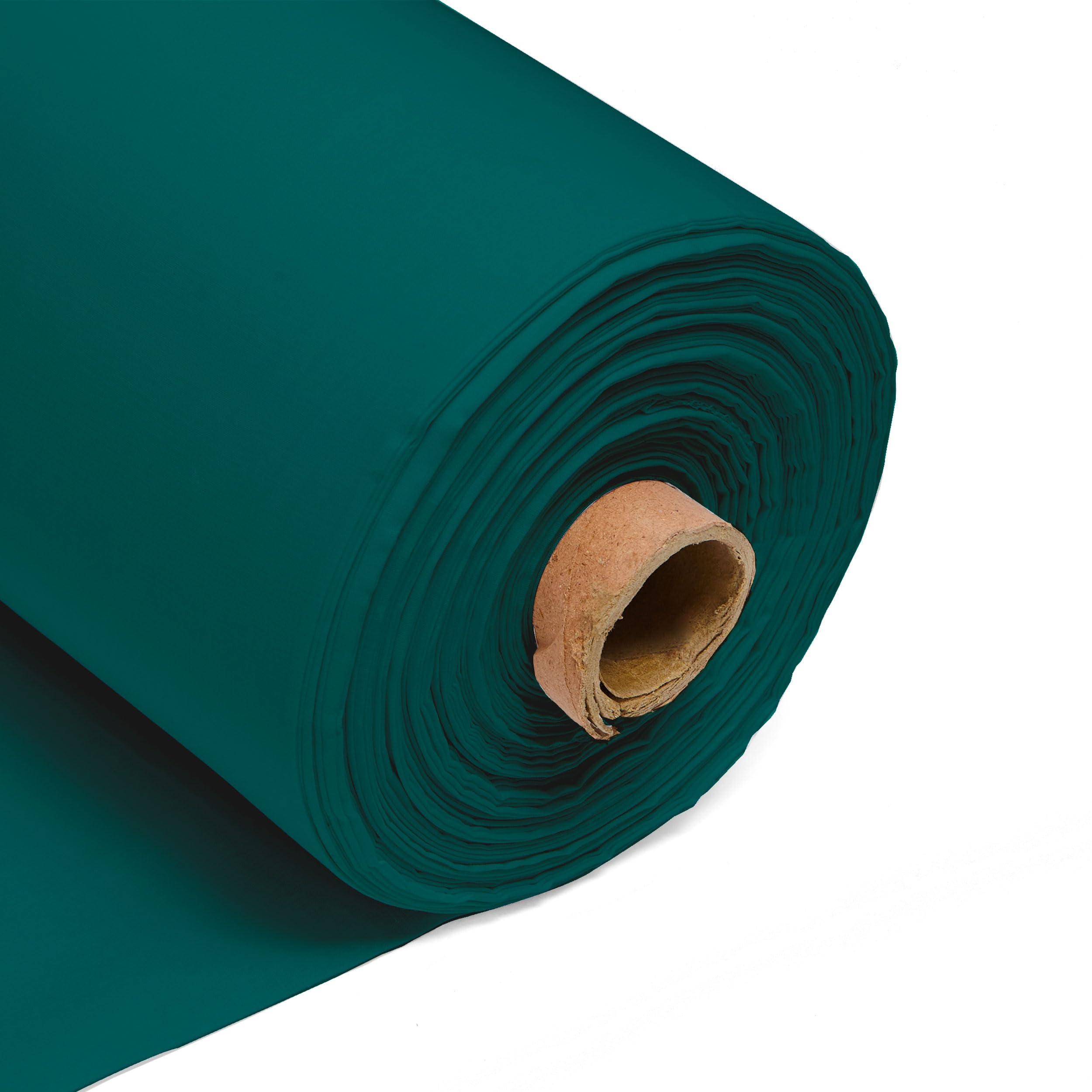 Jade 100% Cotton Plain Fabric – 60 Inch 150cm Wide 150GSM Material - Sewing, Dressmaking, Quilting, Curtain Linings, Pillowcases & Totes by Discount Fabrics LTD - 5Metre