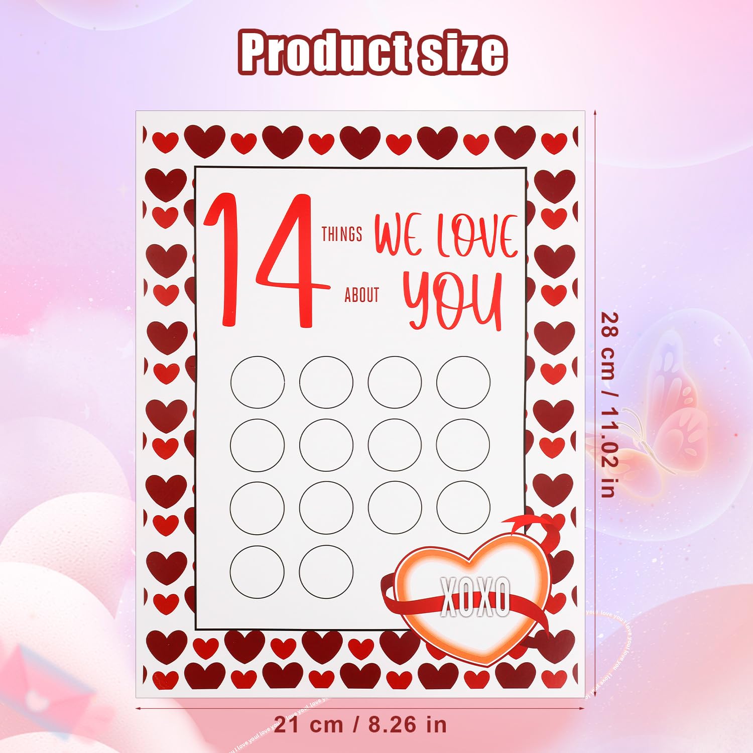 Biglietto di San Valentino, per lui, per lei, per la fidanzata, per
