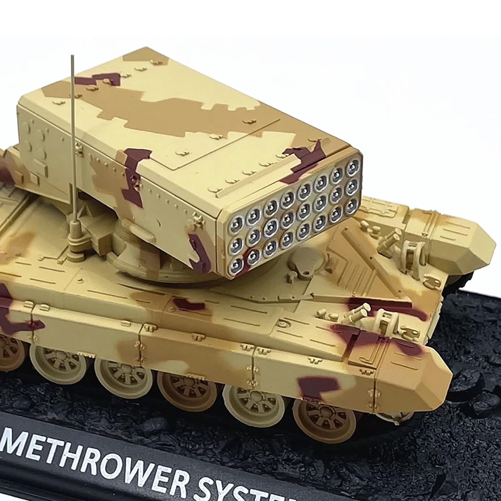 MOUDOAUER 1/72 Scala Lega Russo TOS-1 Semovente Lanciarazzi Modello Fighter Modello Militare Diecast Serbatoio Modello per la Collezione