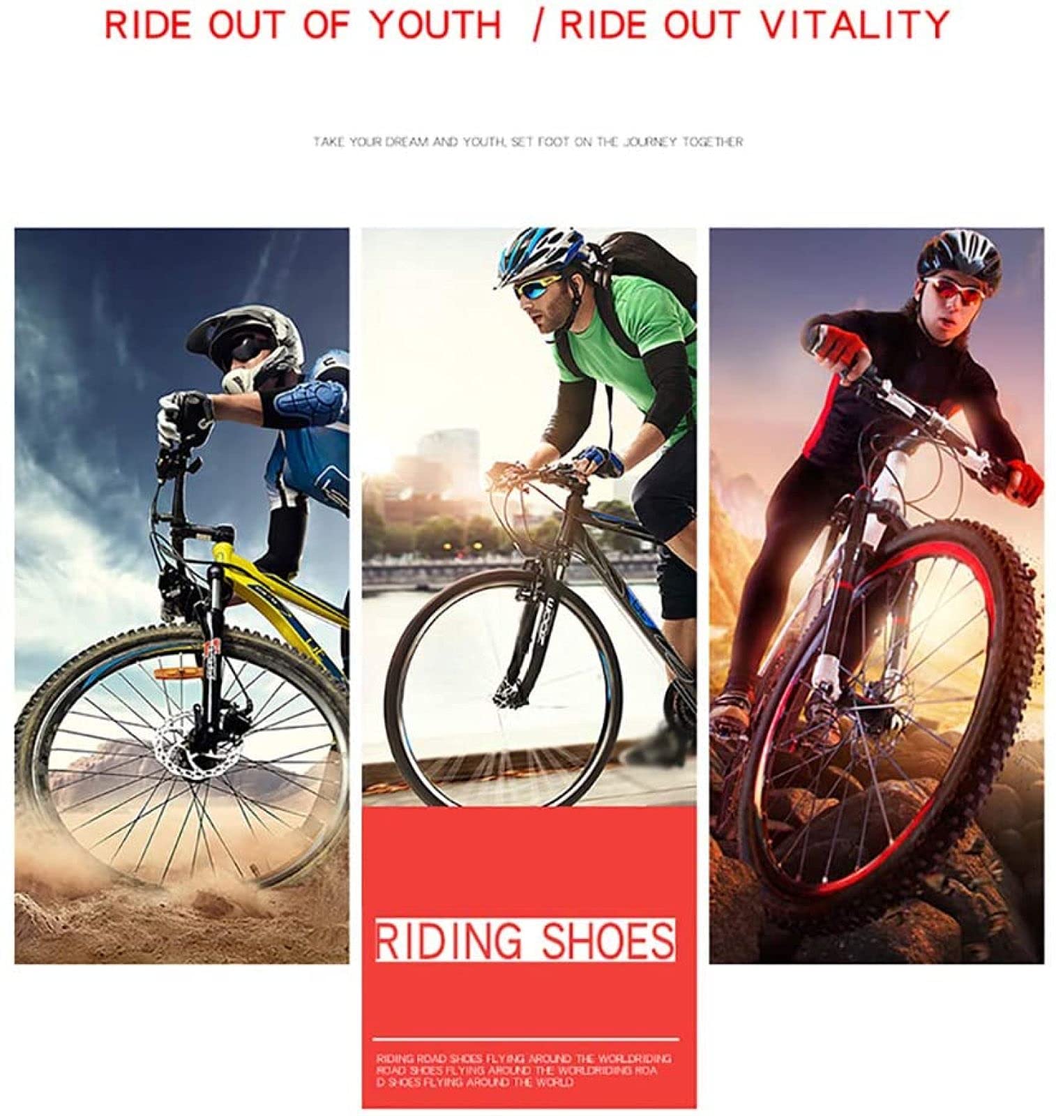 Chaussures Cyclisme VTT/cyclocross Homme/femme - 2 Trous, Antidérapantes, Confort