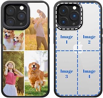 COOZEBRA Custom Phone Cases Compatible for iPhone 17 16 15 14 13 12 11 Pro Max, Personalized Phone Case Design Your Own