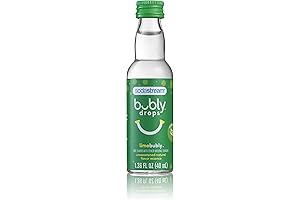 Sodastream Bubly Drops Zero Calorie Flavored Sparkling Water Maker, Twin Pack, Lemon Lime