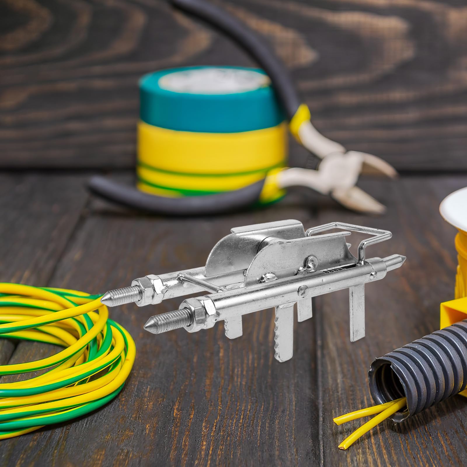 Ipetboom Kabelzieher aus Metall mit Schneller Zugfunktion und Einziehhilfe für Elektrische Verteilerkästen für Anfänger und Profis in Elektroinstallation