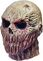 Vista 8 de RAPGET Máscara de zombi - Máscara de látex espeluznante de látex para fiesta de Halloween Blanco Gris