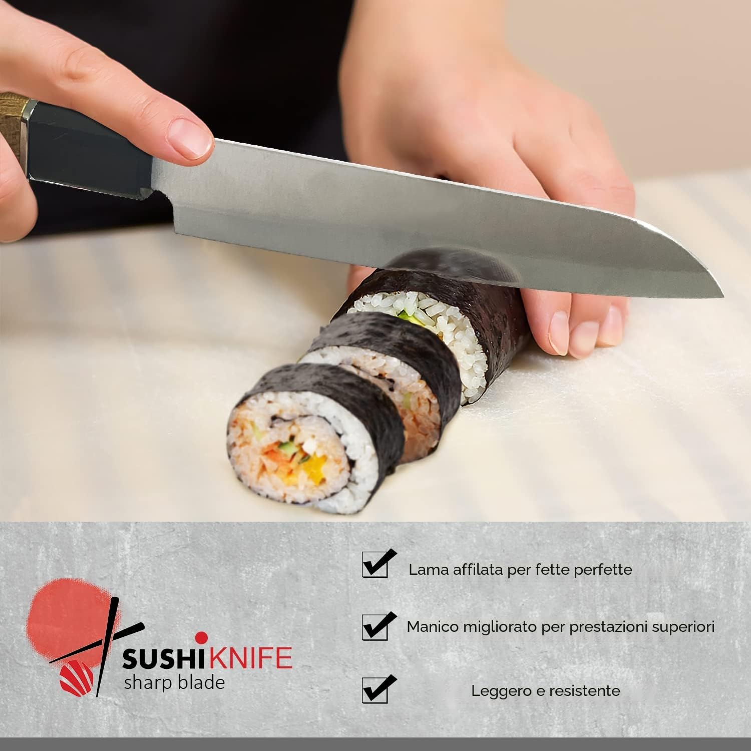 Sushi Maker Kit Stampi per Sushi Kit per Preparazione Sushi set Kit Rulli per Riso Sushi Sushi Maker Cucina DIY Set Completo Adatto per Principianti (21 Pezzi)