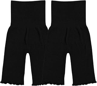 [Fkstyle] お得な2枚セット 腹巻パンツ レディース ハイウエスト もこもこ 毛糸のパンツ 1分丈 3分丈 スパッツ レギンス 温活 冷え対策 暖かい 部屋着 ルームウェア 就寝時 マタニティ 妊活