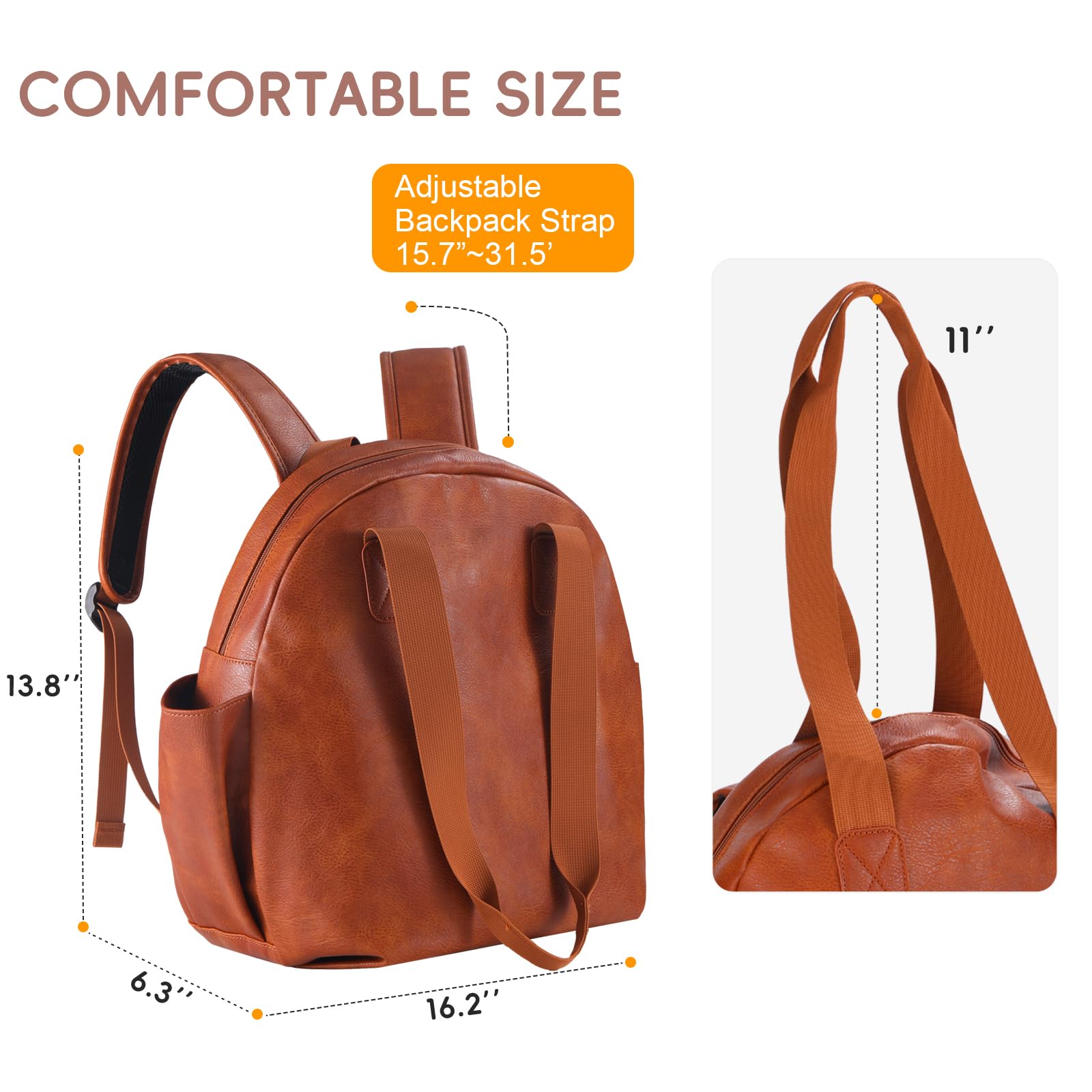 Stylish Diaper Bag Backpack - Image 4