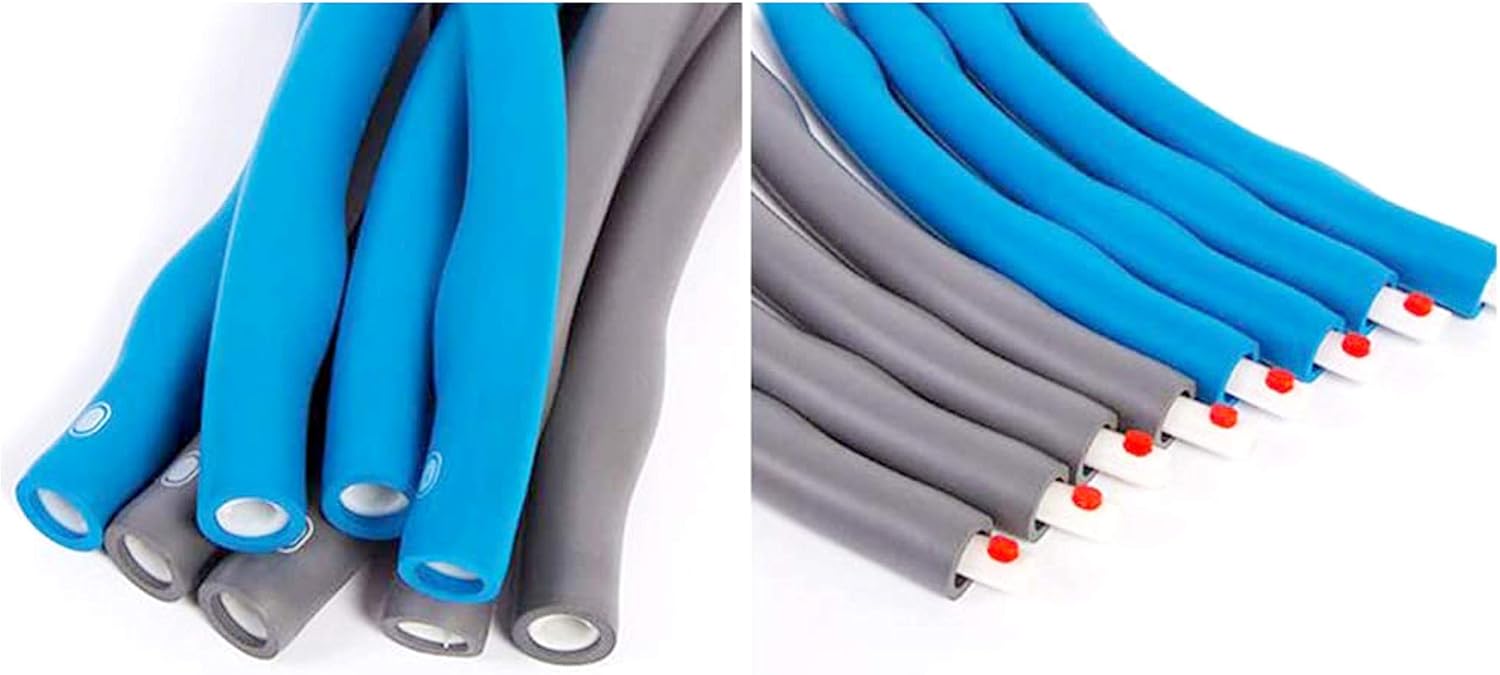 Weighted Hula Hoop For Adult Exercise Foam Padded Smart Wavy Hoop With Skipping Rope & Measuring Tape For Indoor/Outdoor Use Workout Equipment Unisex Fitness Ring - Image 5