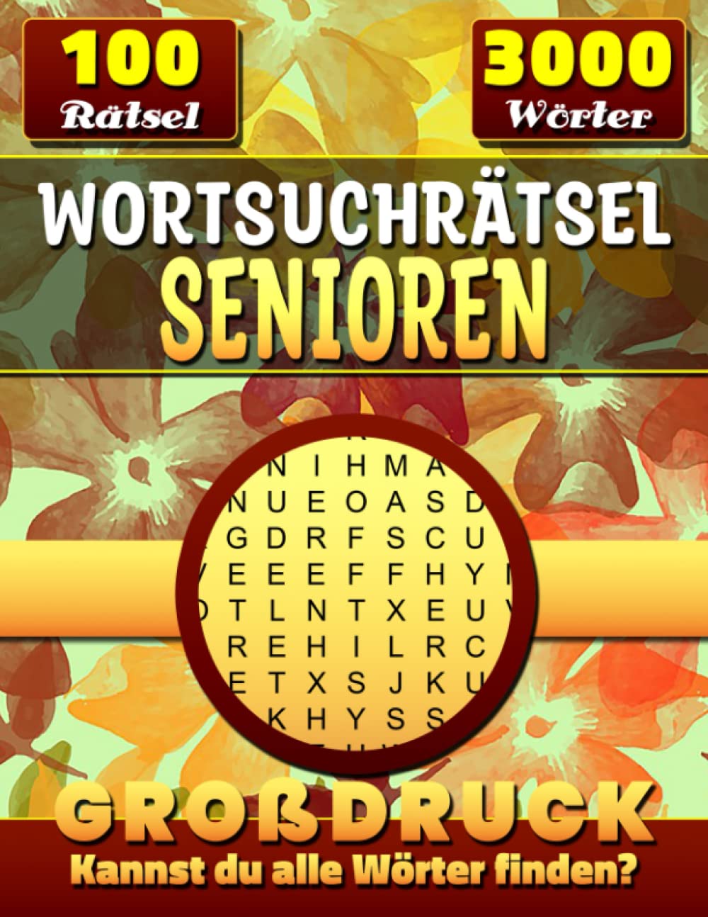 Wortsuchrätsel Großdruck Senioren: Wortsuchrätsel für Senioren