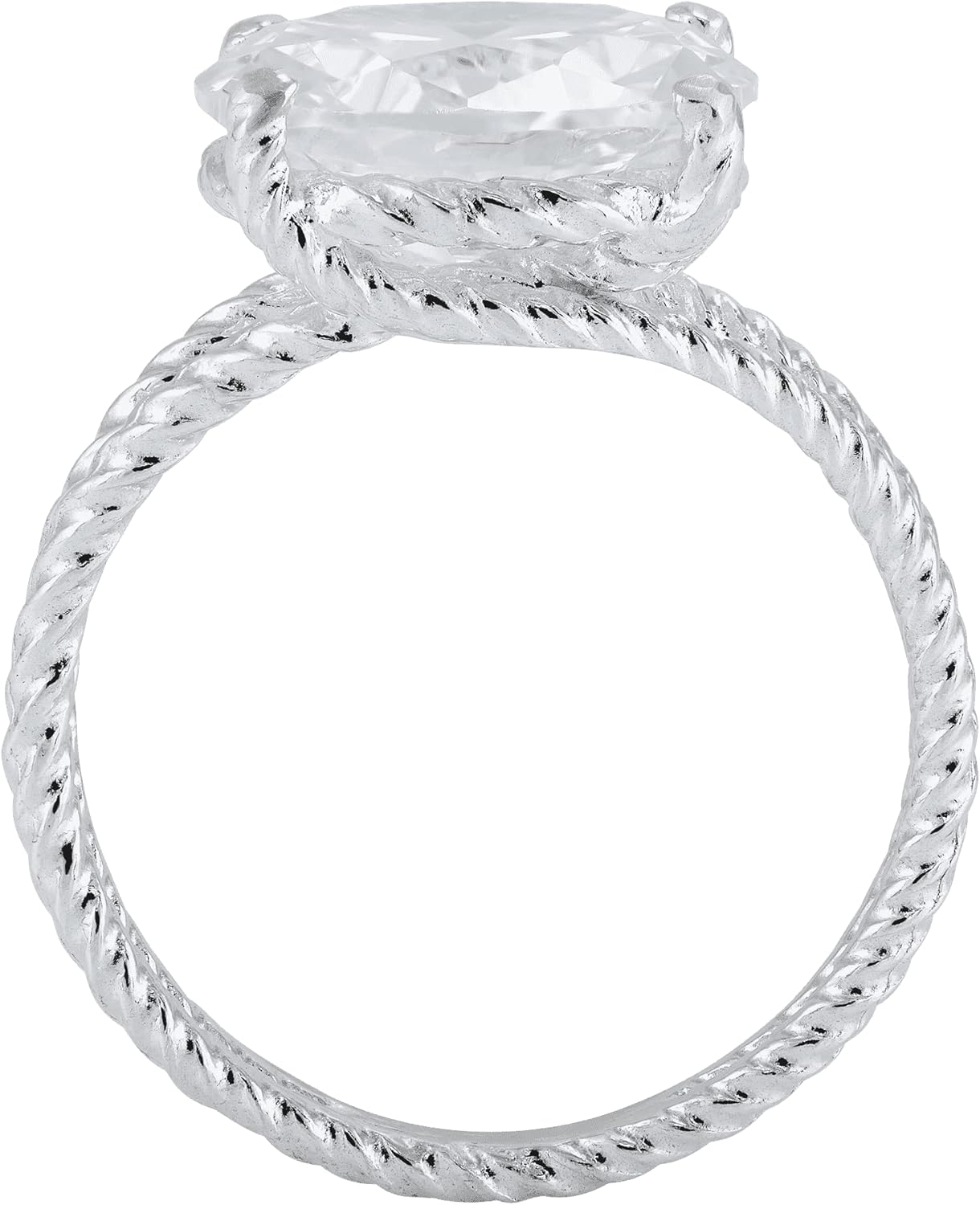 Silpada 'What a Stunner' Cubic Zirconia Ring in Sterling Silver