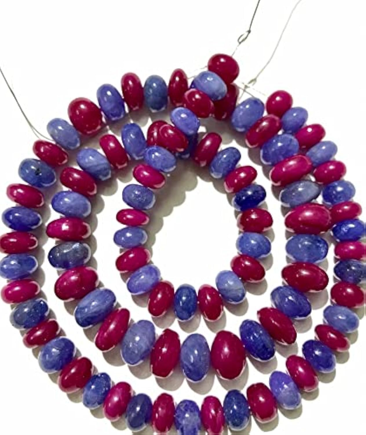 Tanzanite naturelle 7x10mm pour bracelet d'été chic