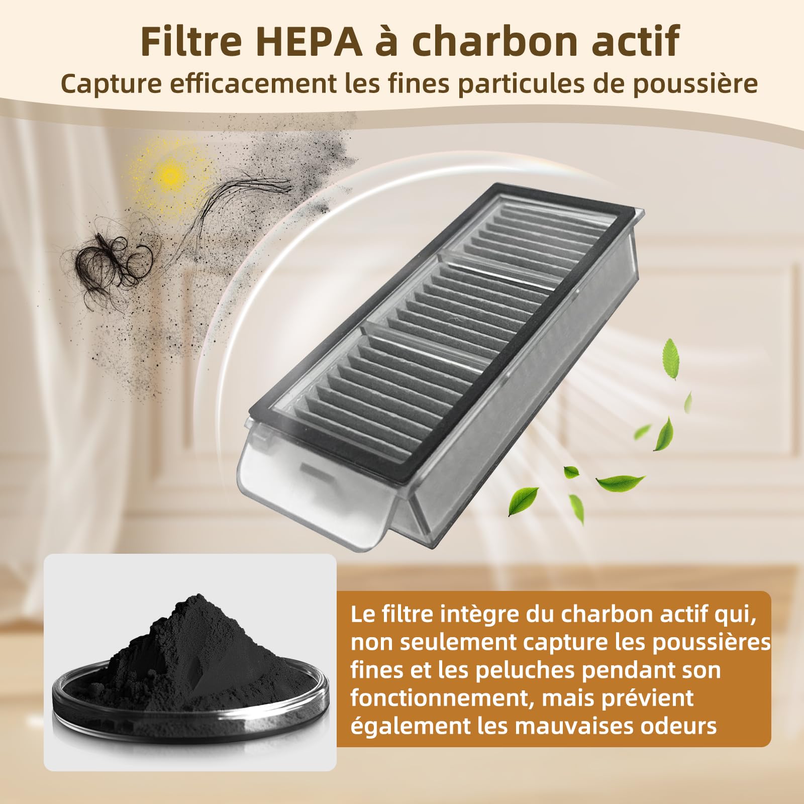 L40s L50s Pro Ultra Accessoires pour Dreame X50 Ultra Complete/L40s Pro Ultra/L50s Pro Ultra/L50 Pro Ultra/L50 Ultra/X50 Master/Mova V50 Ultra Complete 29 Pièces Sacs à Poussière Charbon Actif
