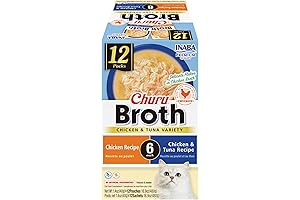 INABA Churu Broth for Cats, The Purrfect Addition to Your Feline's Meals