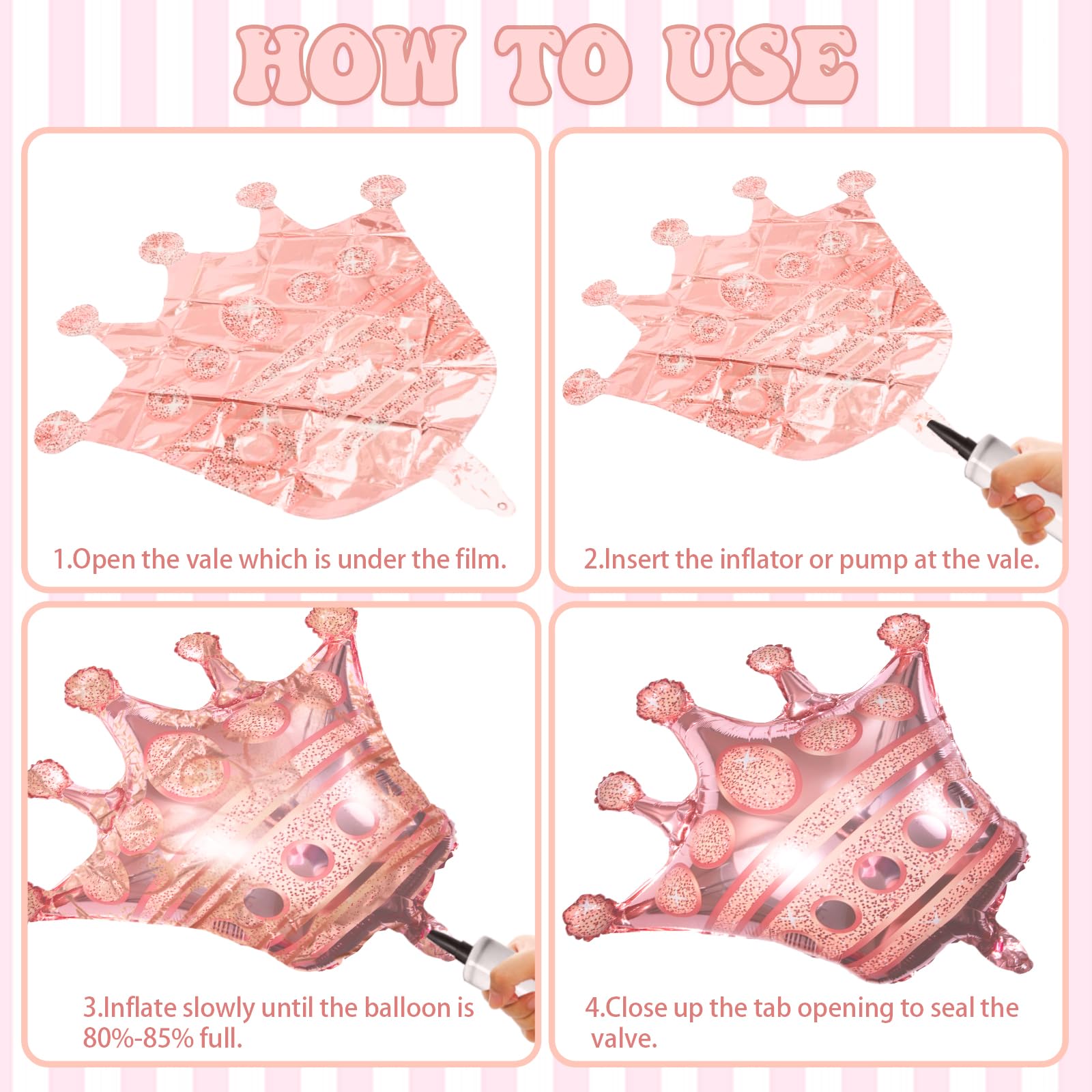 Produktbild von Anlgdi Folienballon Champagne Rosegold, Luftballon 18. Geburtstag