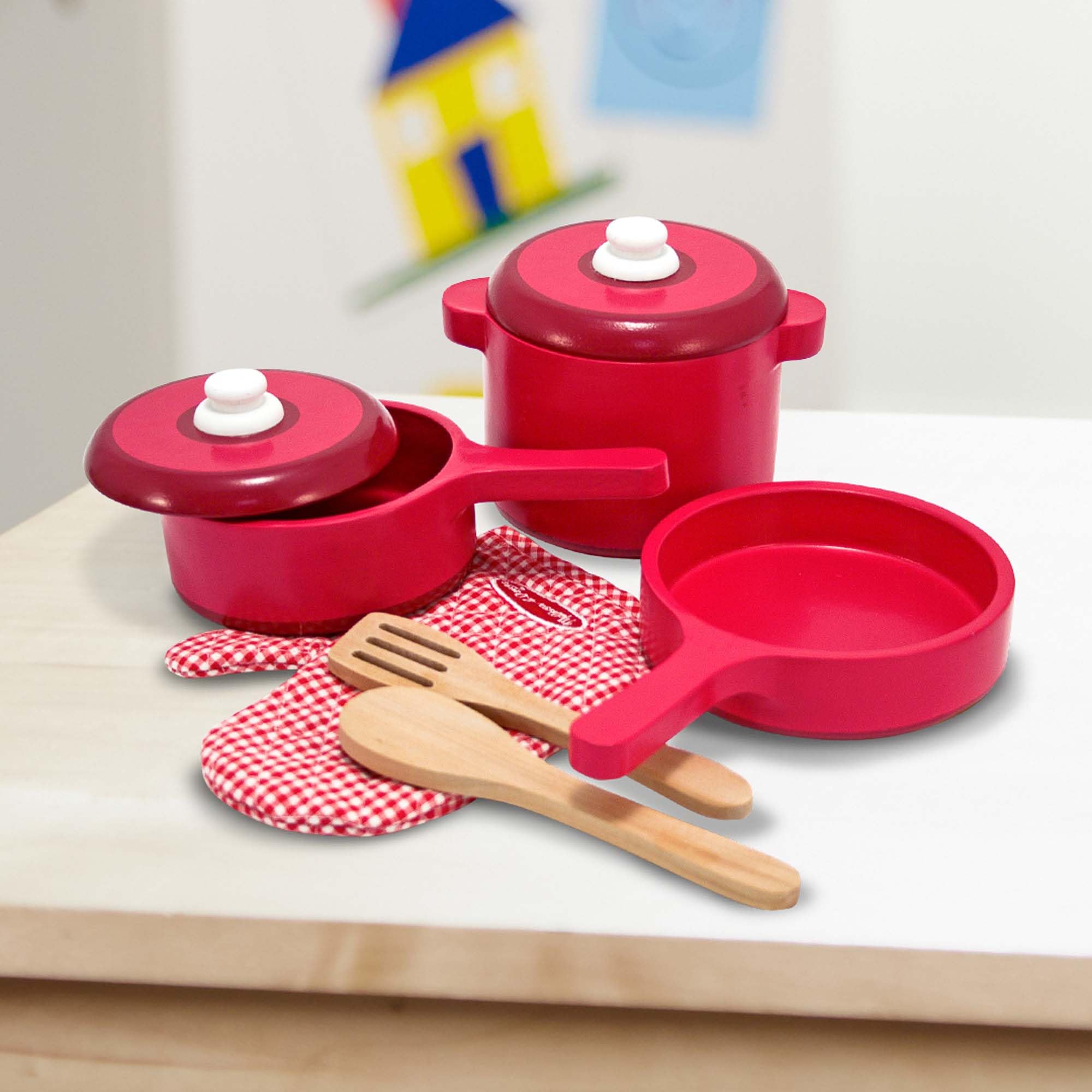 Melissa & Doug – Set di Accessori da Cucina in Legno