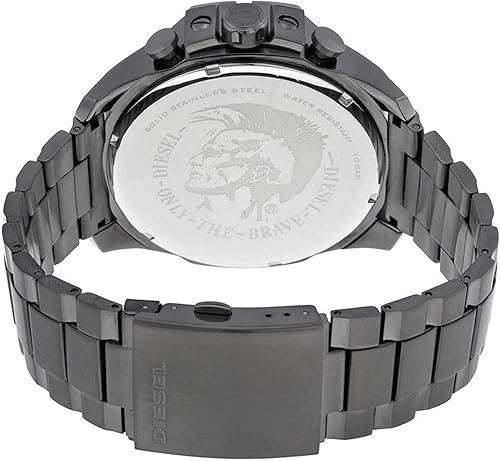 Miniatura 3 de Diesel Mega Chief - Reloj de cuarzo con cronógrafo de acero inoxidable para hombre