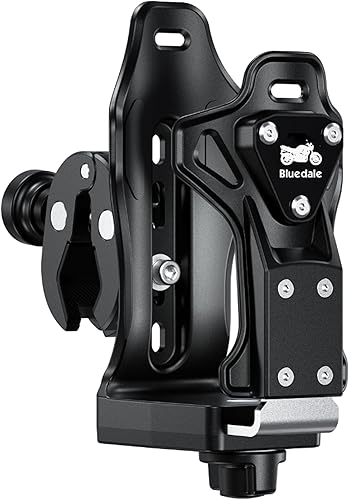 Portavasos extragrande para motocicleta, ATV, soporte ajustable para botella de agua de 1.9 a 3.6 pulgadas, manillar universal antirrobo para